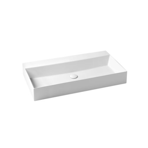 Lavabo sospeso - ELLP102450Q0 - Azzurra - in ceramica / rettangolare / senza foro