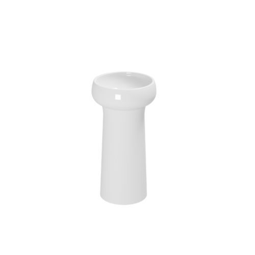 Lavabo a pavimento - LALF04040S00 - Azzurra - in ceramica / in terracotta / rotondo