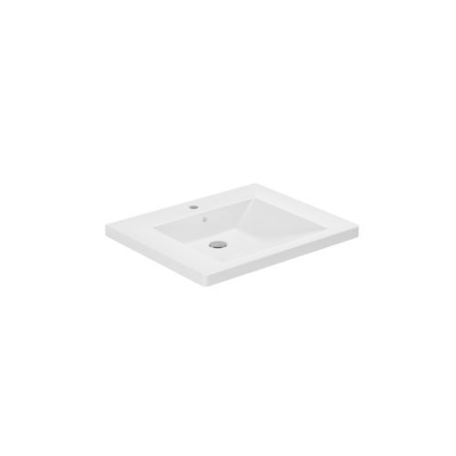 Lavabo sospeso - THLD07057T0M - Azzurra - in ceramica / finitura opaca / per disabili