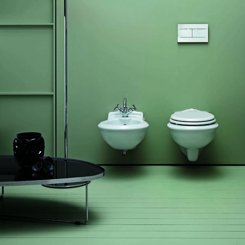 WC sospeso - JUVKSP000000 - Azzurra - in ceramica / per uso residenziale / contract