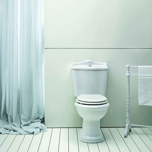 WC da appoggio - JUVCMP000000 - Azzurra - in ceramica / per uso residenziale / contract