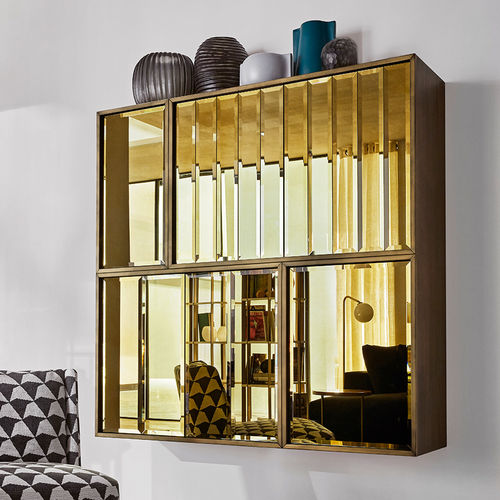Credenza alta - WOLFANG - MERIDIANI - con piedi alti / a muro / contemporanea