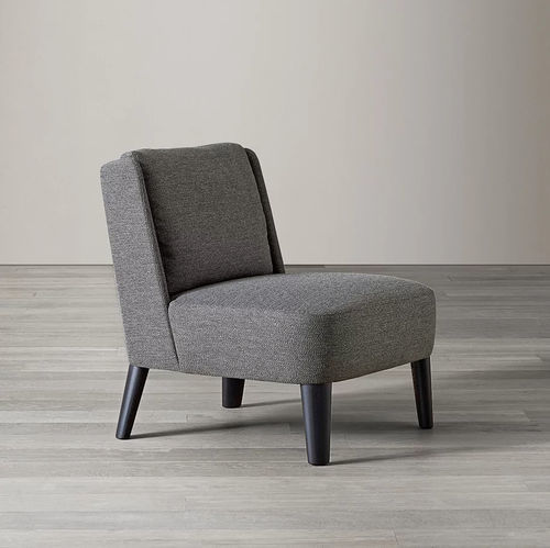 Chauffeuse contemporanea - CECILE - MERIDIANI - in tessuto / in pelle / in legno