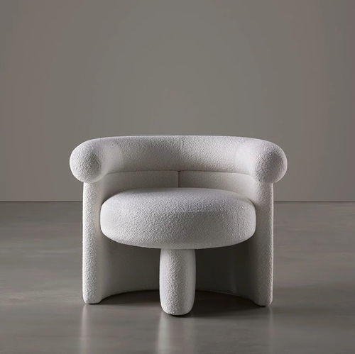Poltrona contemporanea - JEANETTE - MERIDIANI - in tessuto / in pelle / in legno