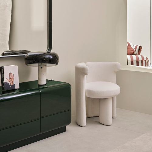 Sedia contemporanea - CLAUDINE - MERIDIANI - da interno / in tessuto / con supporto in faggio