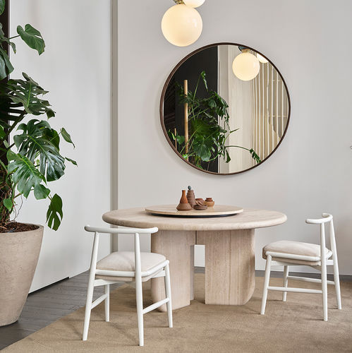 Sedia contemporanea - EMILIA - MERIDIANI - da interno / in tessuto / in pelle