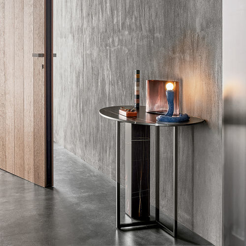 Consolle contemporanea - ABEL - MERIDIANI - in rovere / in legno laccato brillante / in legno laccato opaco