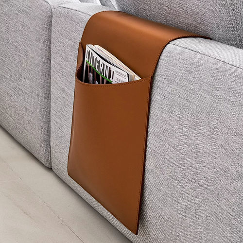 Portariviste contemporaneo - POCKET - MERIDIANI - per uso residenziale / in pelle / di Andrea Parisio