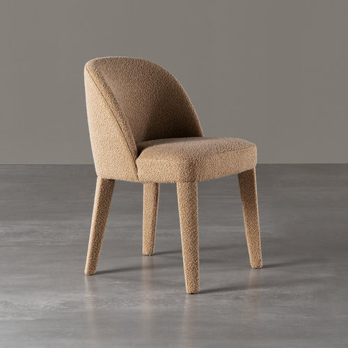 Sedia da pranzo contemporanea - ODETTE - MERIDIANI - da interno / in tessuto / in pelle