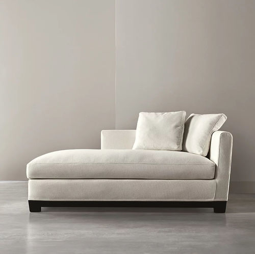 Dormeuse contemporanea - ALLEN - MERIDIANI - in tessuto / in pelle / in rovere