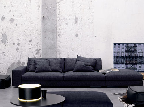 Divano contemporaneo - HOLDEN  - Verzelloni - in cotone / marrone / 2 posti