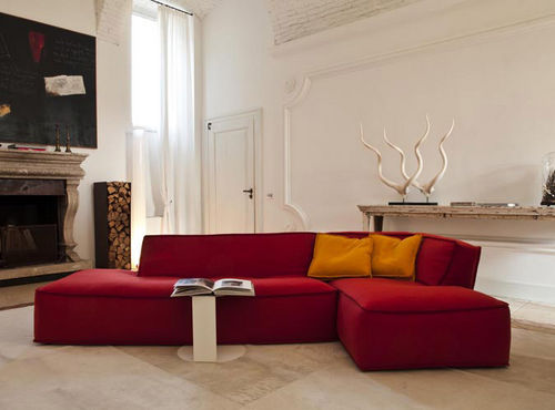 Divano modulare - NOE  - Verzelloni - contemporaneo / in tessuto / beige