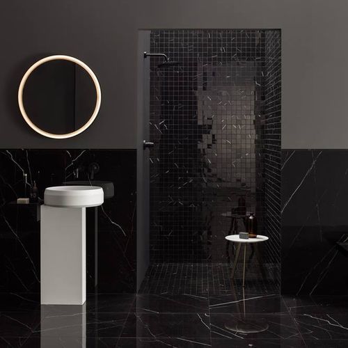 Piastrella in gres porcellanato - MARQUINA NERO - LEA CERAMICHE - finitura naturale / lucida / da interno