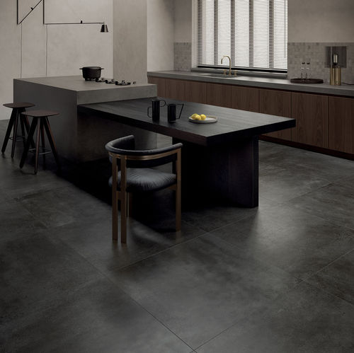 Piastrella in gres porcellanato - CONCRETO : DARK - LEA CERAMICHE - finitura naturale / da interno / da esterno