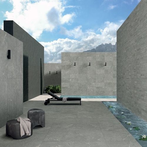 Piastrella in gres porcellanato - GRAY - LEA CERAMICHE - in ceramica / finitura naturale / bocciardata