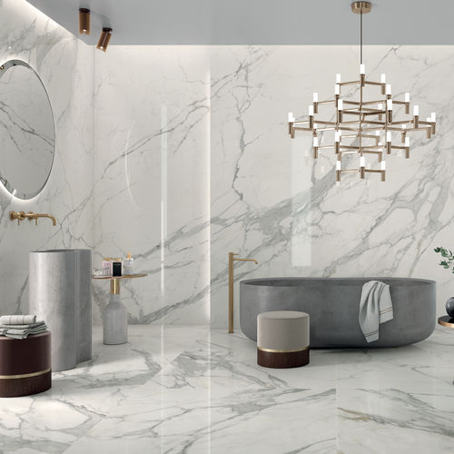 Piastrella in gres porcellanato - PURE STATUARIO - LEA CERAMICHE - opaca / levigata / lucida