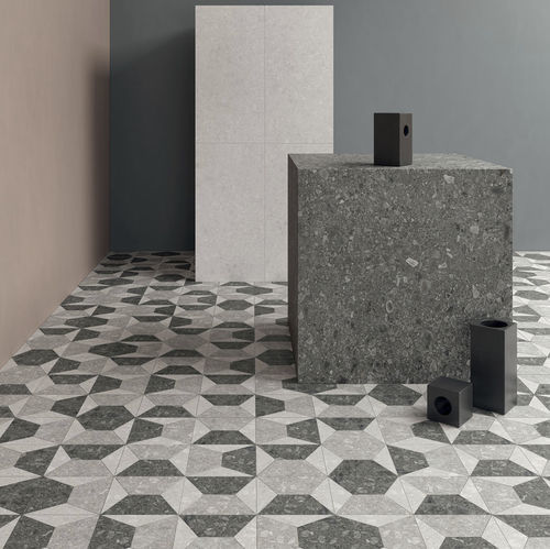 Piastrella in gres porcellanato - SIDE STONE : DECORS - LEA CERAMICHE - finitura naturale / da interno / da bagno