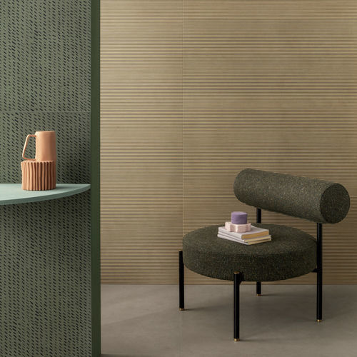 Piastrella in gres porcellanato - SEGNI su PIGMENTI : SEGNO = - LEA CERAMICHE - finitura naturale / da interno / per soggiorno