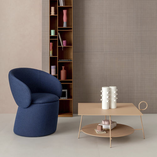Piastrella in gres porcellanato - SEGNI su PIGMENTI : SEGNO + - LEA CERAMICHE - finitura naturale / da interno / per soggiorno