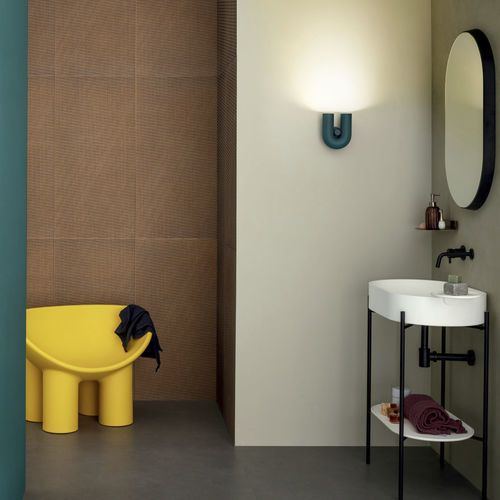 Piastrella in gres porcellanato - SEGNI su PIGMENTI : SEGNO # - LEA CERAMICHE - finitura naturale / da interno / per soggiorno