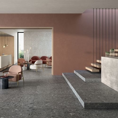 Piastrella in gres porcellanato - CLUSTER DARK - LEA CERAMICHE - finitura naturale / strutturata / da interno