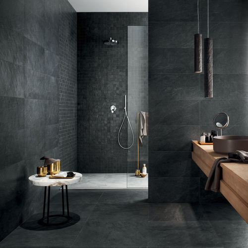 Piastrella in gres porcellanato - DARK FLOW - LEA CERAMICHE - finitura naturale / da interno / da bagno