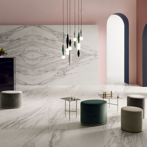 Piastrella in gres porcellanato - VENATO BIANCO - LEA CERAMICHE - finitura naturale / lucida / da interno