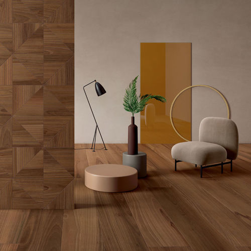 Piastrella in gres porcellanato - WALNUT TOBACCO - LEA CERAMICHE - finitura naturale / da interno / da parete