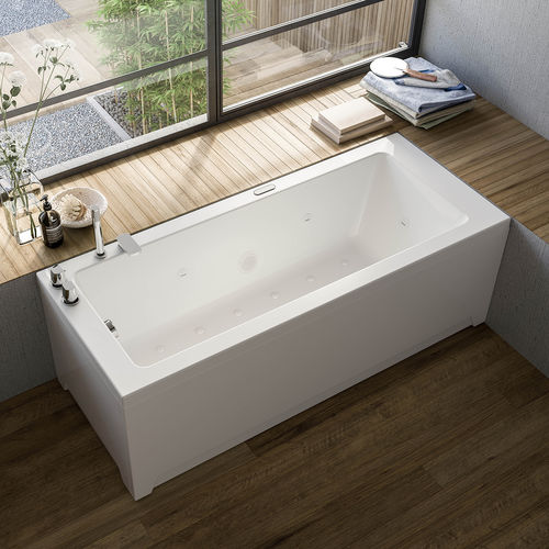Vasca da bagno d'angolo - NUBEA - GLASS 1989 - da appoggio / per ambiente abitativo / in acrilico
