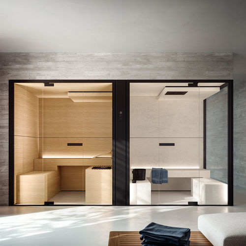 Sauna hammam - CHILLOUT - 01 - GLASS 1989 - per uso residenziale / contract / in legno