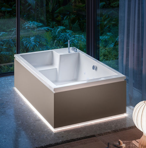 Vasca da bagno da appoggio - NUBEA 185/120 - GLASS 1989 - per ambiente abitativo / in acrilico / contemporanea