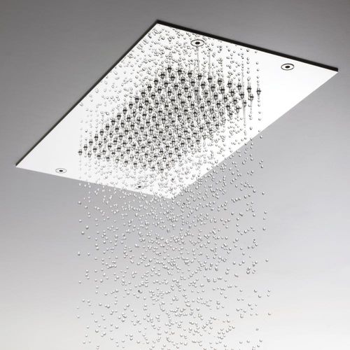 Soffione doccia da soffitto - GLASS 1989 - rettangolare / a pioggia / a cascata