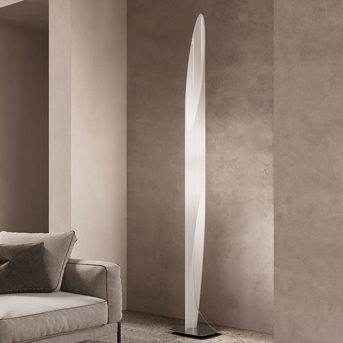 Colonna luminosa contemporanea - SHAKTI  - Kundalini - in Plexiglas® / in acciaio inossidabile lucido / LED