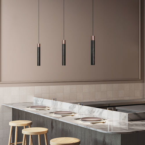 Lampada a sospensione - MINIMAL - Kundalini - in metallo / contemporanea / per uso residenziale