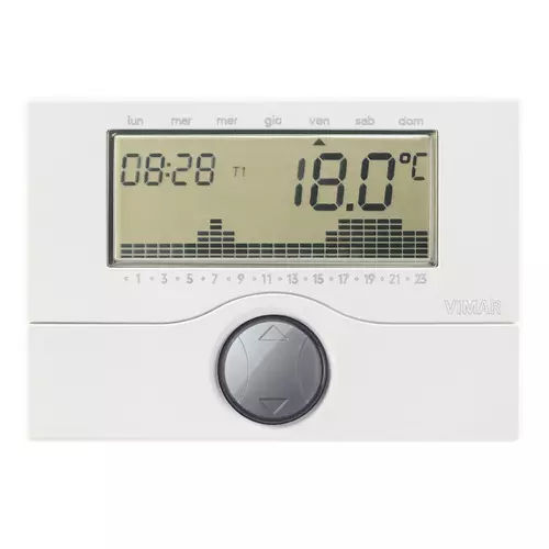 Termostato elettronico - 01910 - VIMAR - programmabile / per riscaldamento / per aria condizionata