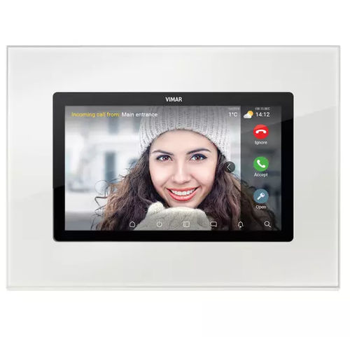 Touch screen per sistema domotico - VIMAR - a muro / con display digitale / KNX