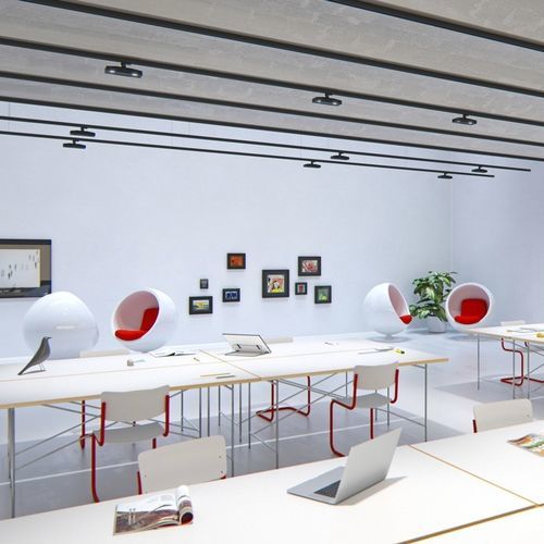 Faretti a binario LED - SKIM - ERCO Leuchten - rettangolare / polimerico / in alluminio