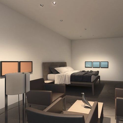 Faretto da incasso a soffitto - STARPOINT - ERCO Leuchten - LED / rotondo / professionale