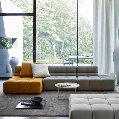 Divano modulare - Tufty-Time '15 - B&B Italia - contemporaneo / in tessuto / con rivestimento rimovibile