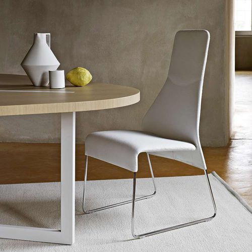 Sedia contemporanea - Lazy'05 - B&B Italia - da interno / in tessuto / in pelle