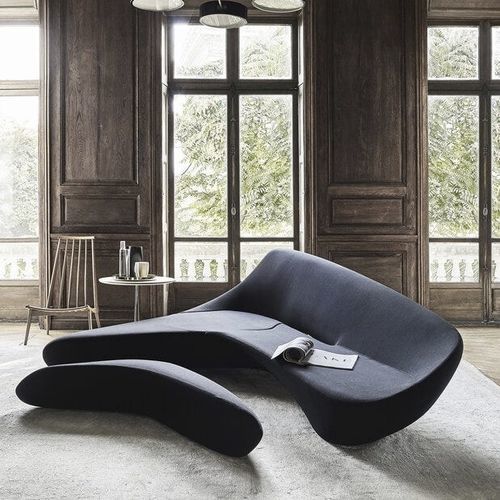 Divano d'angolo - Moon System - B&B Italia - design organico / in tessuto / con braccioli