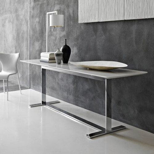 Consolle contemporanea - Eileen - B&B Italia - impiallacciata in legno / in MDF / in marmo