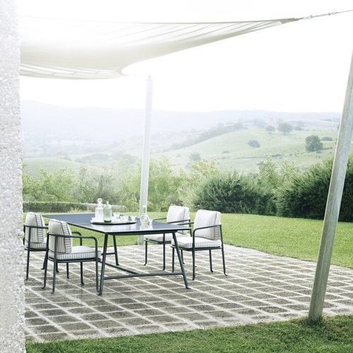 Sedia contemporanea - BOREA - B&B Italia - da interno / in tessuto / in alluminio