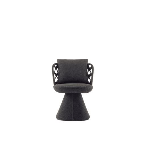 Sedia contemporanea - Flair O' Couture - B&B Italia - da interno / in tessuto / con supporto tessuto