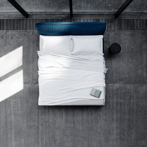 Letto matrimoniale - Bamboletto - B&B Italia - contemporaneo / imbottito / con testiera