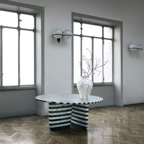 Tavolo contemporaneo - TOBI-ISHI  - B&B Italia - in marmo / con supporto in marmo / rotondo