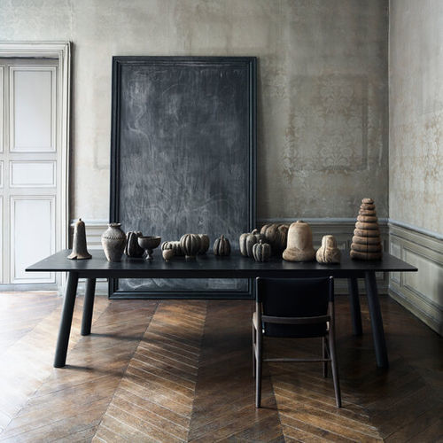 Tavolo contemporaneo - Bull - B&B Italia - in rovere / impiallacciato in legno / in marmo