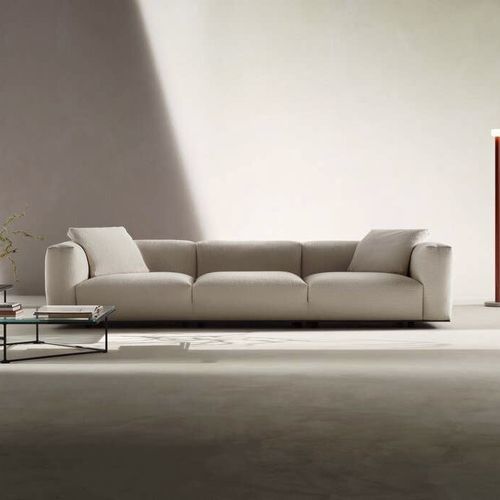 Divano modulare - Dambodue - B&B Italia - contemporaneo / in tessuto / in pelle