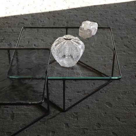 Tavolino basso contemporaneo - Lemante - B&B Italia - in vetro / in MDF / in marmo