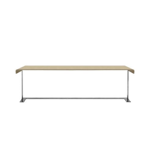 Tavolo contemporaneo - CHARLES - B&B Italia - in legno / con supporto in metallo / rettangolare